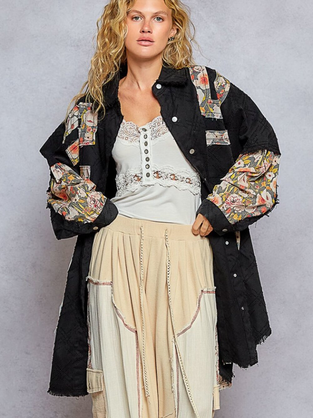 POL BUTTON DOWN SHIRT JACKET